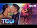 Cheryl and Oti jive in reaction to same-sex couple Santra and Piia - The Greatest Dancer | Auditions