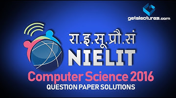 NIELIT CS Paper Q60 to 90 Solution  National Institute of Electronics & Information Technology