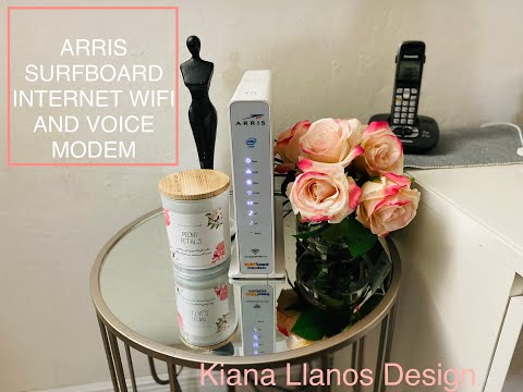 Arris Surfboard Internet Wifi and Voice Unboxing & Setup with XFINITY x Home Goods & Target Decor