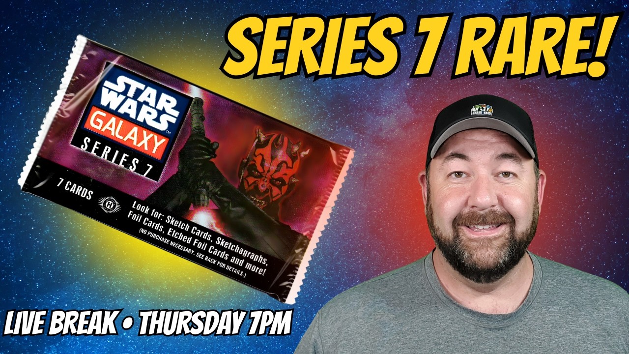 🔥 The Rarest Star Wars Packs I’ve EVER Opened! Galaxy Series 7 Is Back Ripping a Hobby Box LIVE! 🚀