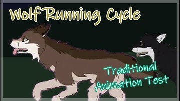 Wolf Running Cycle | First Traditional Animation Test
