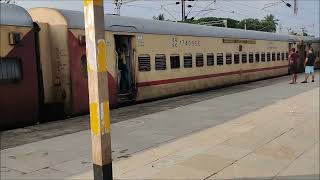 12703 #falaknumaexpress #departure from Platform no 4 #bhubaneshwar #indianrailways