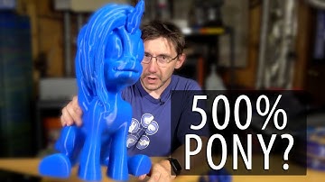 The Largest 3D Printed My Little Pony Unicorn So Far?