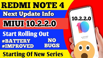 Redmi Note 4 MIUI 10.2.2.0 Start Rolling Out | Miui 10.2.2.0 Redmi Note 4