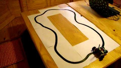 ASURO robot as line follower