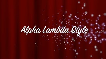 Delta Sigma Theta Sorority, Inc - Alpha Lambda Chapter Spr. 95 - Front