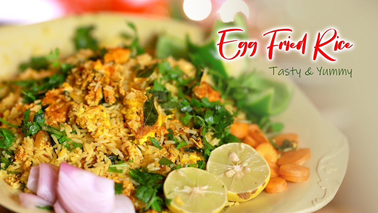 How to make egg fried rice I in telugu I ma inti vantalu - YouTube