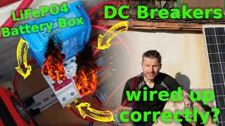 How to wire up DC breakers?   Building a 12V LiFePO4 OffGrid AllinOne Solar Box (Part II)