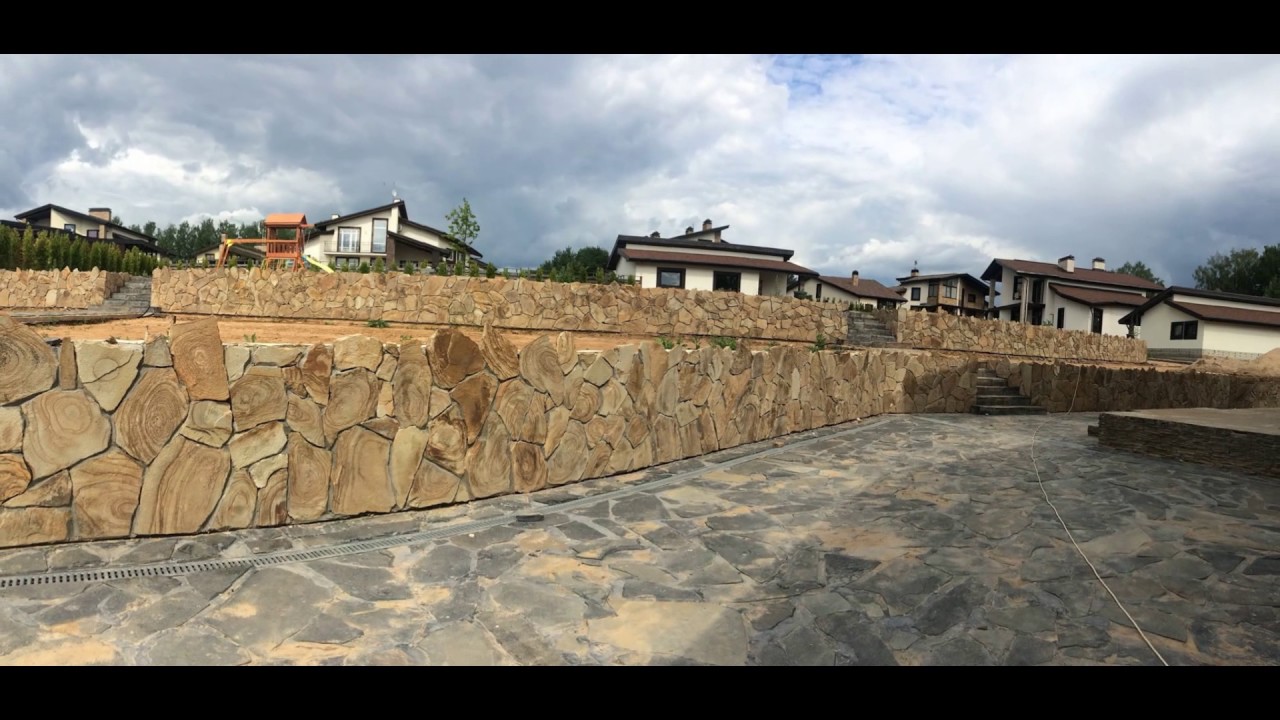 Плитняк . Укладка в правильном стиле . Пустошовка . - YouTube