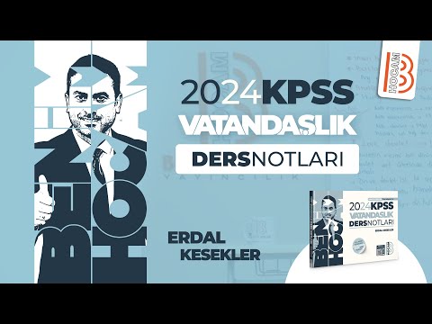 14)KPSS Vatandaşlık - Demokrasi Kavramı - Osmanlı - Türk Anayasal Gelişmeleri - Erdal KESEKLER -2024