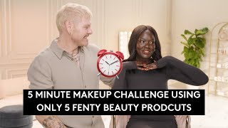 5 MINUTE MAKEUP CHALLENGE USING 5 FENTY BEAUTY PRODUCTS WITH NYMA TANG ⏰💄 MMITMR Ep. 05