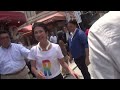 7月4日　蓮舫　巣鴨地蔵通り商店街