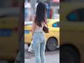 Skinny Fit Jeans Motion | Elegant Curves Street Fashion 👠👖