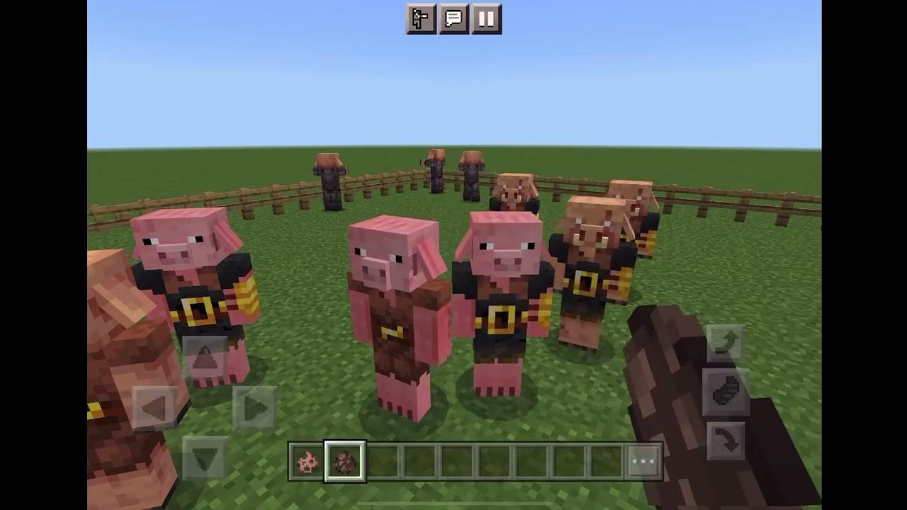 How to Spawn Piglins MOD in Minecraft PE YouTube