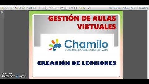 Creación de lecciones en Chamilo