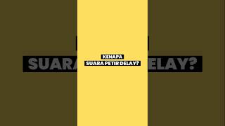 suara petir itu delay karena..