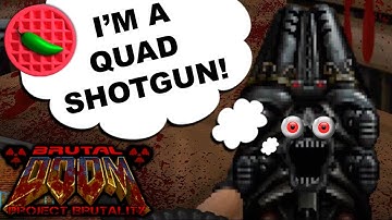 QUAD SHOTGUN CRAZINESS! -- Project Brutality 3.0 Test Update (Doom II: Maps of Chaos)