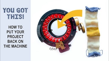 How to Put Your Work or Tube Back on the Machine