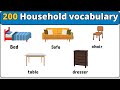 200 household vocabulary  english vocabulary  daily use english words