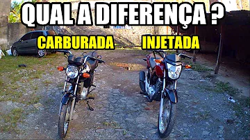 Qual a diferença de uma moto carburada?