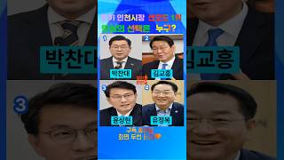 🔥【투표】차기 인천시장 선호도 1위, 민심의 선택은?ㅣ여러분의 생각은?🔥