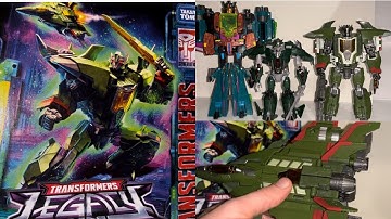 Transformers legacy evolution skyquake review. G1 & prime collection comparison. Leader class chug