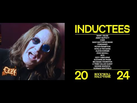 Ozzy Osbourne, FOREIGNER and Peter Frampton 2024 Rock And Roll Hall Of Fame inductees