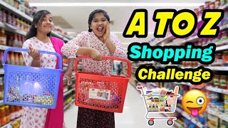 Buying Everything in ALPHABETICAL ORDER  || Craziest AZ Shopping Challenge || Ammu Times ||