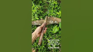 RỰA QUẮM MINI ĐI RỪNG. THÉP CHỐT TĂNG. CÁN GỖ TRẮC - ZL 0962393406