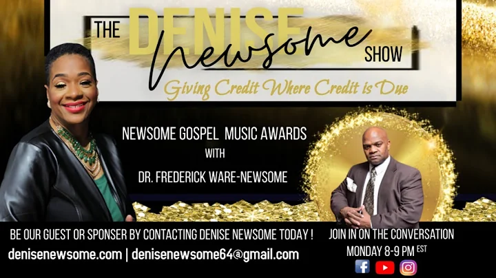 "Newsome Gospel Music Awards" with Dr. Frederick W...