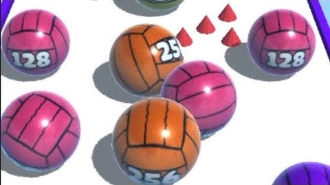 BALL MERGE 2048 - All Levels Gameplay IOS (Levels 103-104).