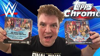 WWE Topps Chrome 2026 Mega Box Unboxing & Review- 2 Boxes, Auto Hunt!!  screenshot 1