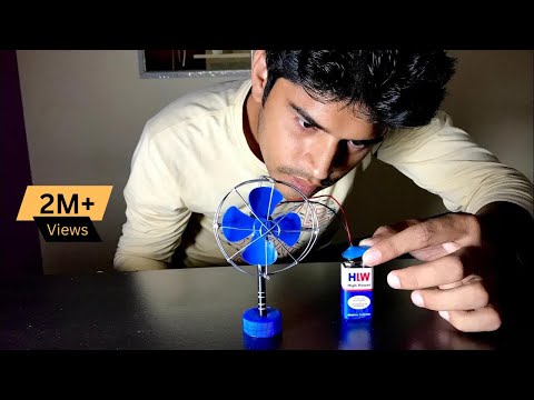 How to Make a Fan at Home | DC Motor Fan