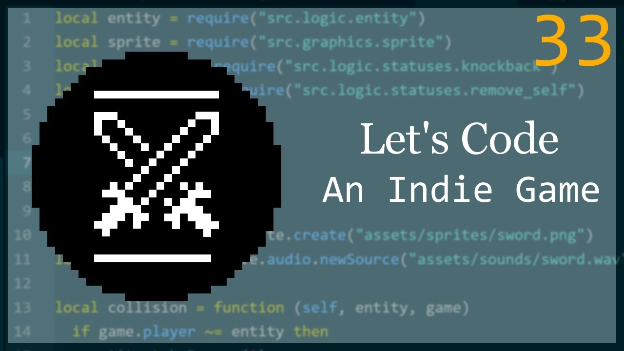 Let's Code an Indie Game - Episode 33 - Inventory - YouTube