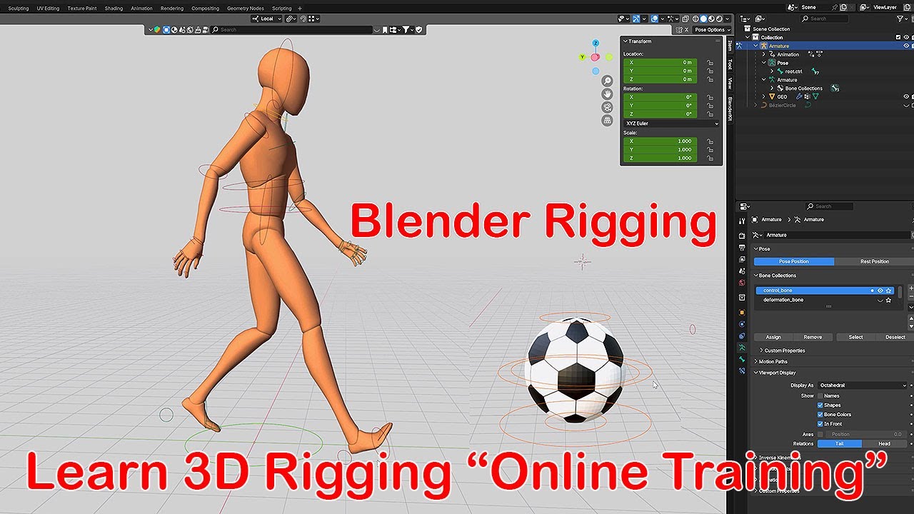 Learn 3D rigging in Blender | Get a Head Start NOW! - YouTube