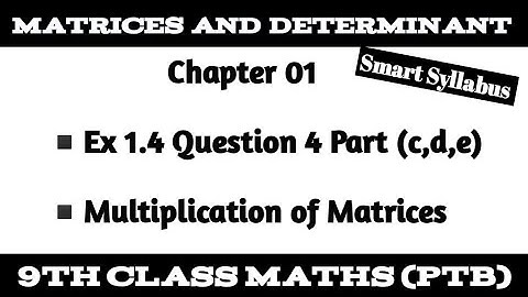 9th Class Math, Chapter 1, Exercise 1.4 Question 4 part c,d,e