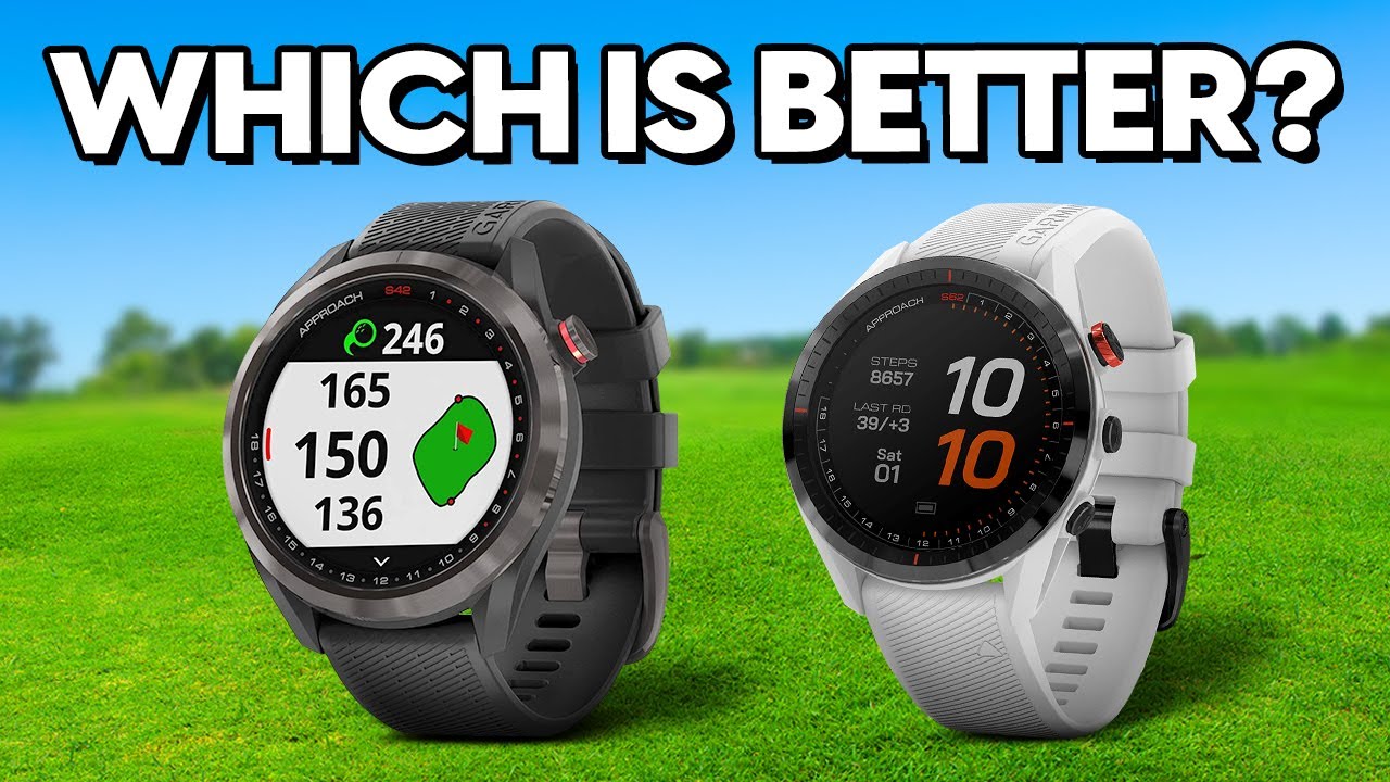 Golf Watch Battle: Garmin Approach S42 vs. S62 - YouTube