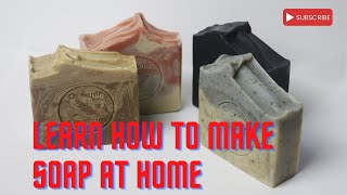 Learn soap making & design [handmade organic soap making and design ideas for beginners with recipe]