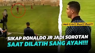 Jadi Pelatih Untuk Anaknya!! Aksi Cristiano Ronaldo Pimpin Akademi Al Nassr \u0026 Ronaldo Jr Berlatih