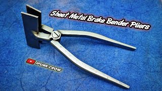 making sheet metal brake bender pliers