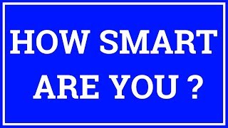 Are You Smart Enough For Your Age | Personality Test | Smart Test