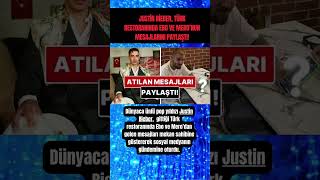 Justin Bieber, Türk Restoranında Ebo Ve Meronun Mesajlarını Paylaştı