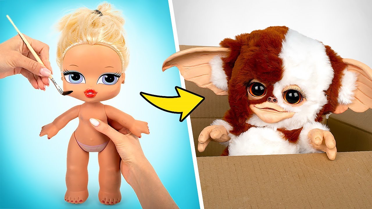 Unser eigener Gizmo aus einer alten Bratz-Puppe