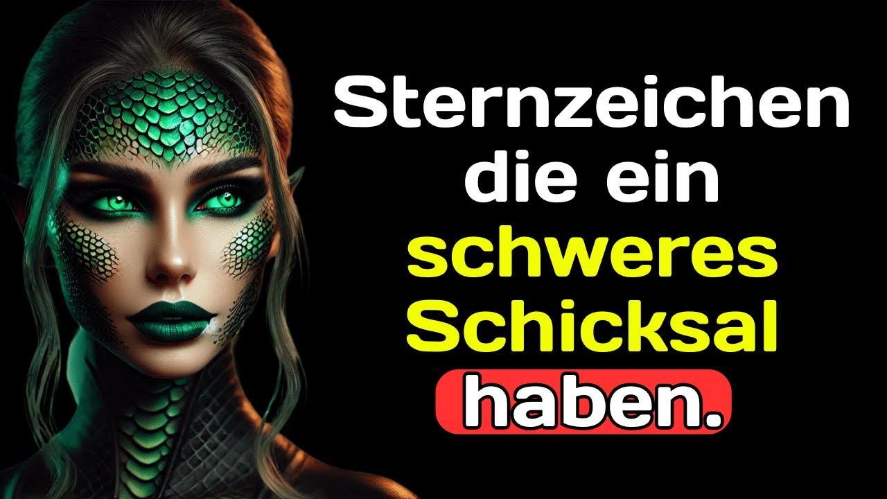 Sternzeichen, die ein schweres Schicksal haben.