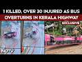Viral Video | One killed, Over 30 Injured As Bus Overturns On Highway In Kerala’s Kuttippuram