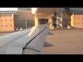 Frontier airlines airbus a320 pushback engine start takeoff from den