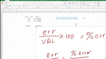 Error Propagation Multiplication Division