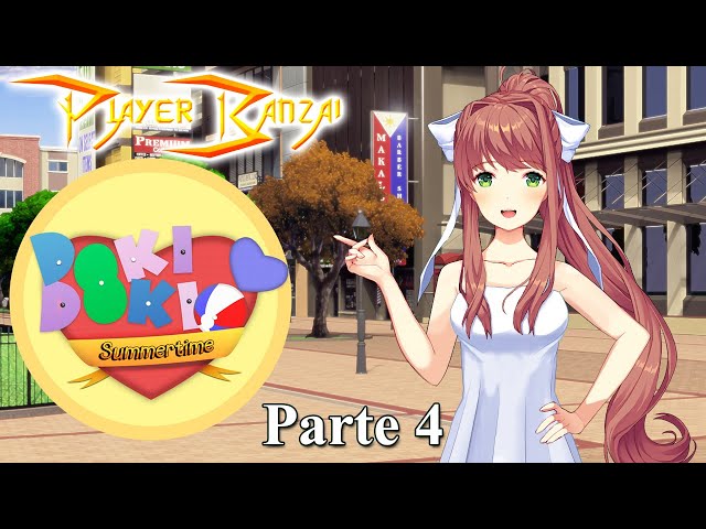 DDLC - Doki Doki SummerTime - Gameplay Visual Novel PT-BR - Parte 3 - Jogo  e na Cafeteria 