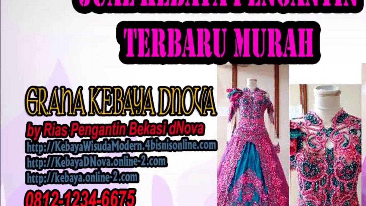  JUAL  KEBAYA  PENGANTIN  TERBARU MURAH 081212346675 GRAHA 