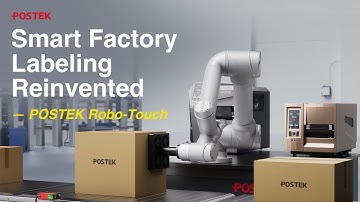 POSTEK Robo-Touch Intelligent Print-and-Apply Robot — See Smart Factory Automation in Action!